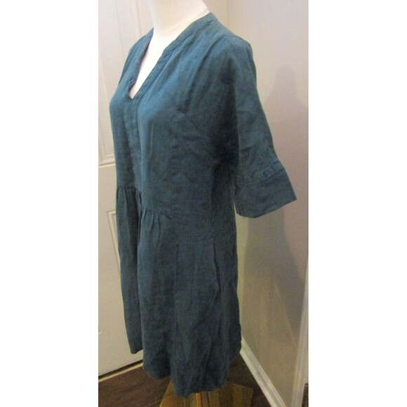 Seasalt Cornwall Draw kiln Linen Dress Blue NWT Retail $145 Womens Size 6 - Picture 4 of 10